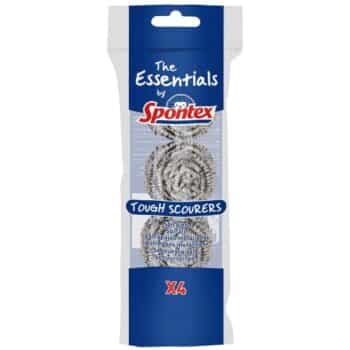 Spontex Essentials Tough Stainless Steel Scourers