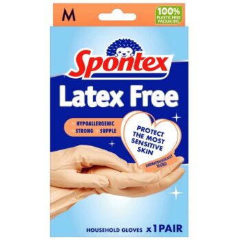 Spontex Latex Free Gloves Medium