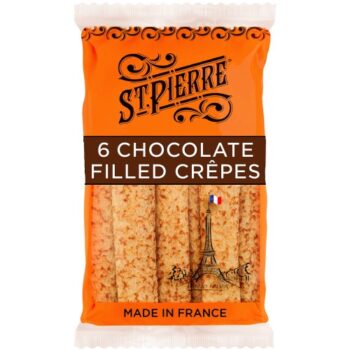 St Pierre 6 Chocolate Filled Crepes (6 x 32g)