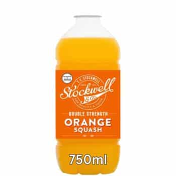 Stockwell & Co No Added Sugar Double Strength Orange Squash (750ml)