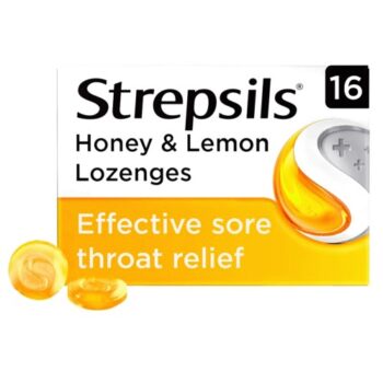 Strepsils Triple Action Honey & Lemon Lozenges (16)