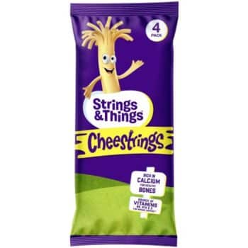 Strings & Things Cheestrings Original Cheese Snack (4 x 80g)