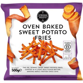 Strong Roots Oven Baked Sweet Potato Chips (500g)