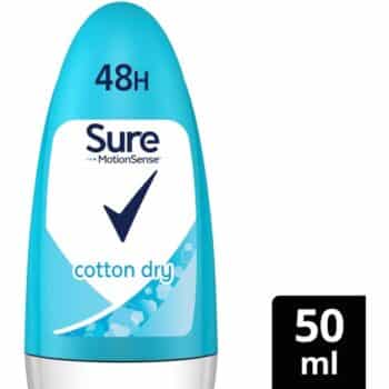 Sure Cotton Dry Roll On Anti-Perspirant Deodorant (50ml)