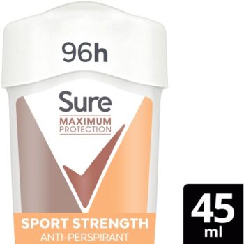 Sure Maximum Protection Sport Strength Anti-Perspirant Cream Stick Deodorant (45ml)