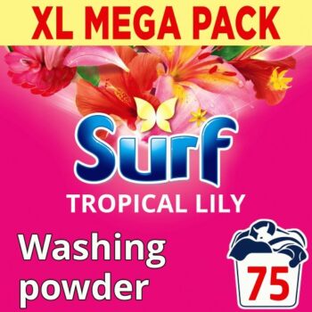Surf Washing Powder Tropical Lily 75 washes 3.75 kg (3750g)
