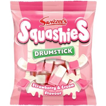 Swizzels Squashies Drumstick Strawberry & Cream Flavour (140g)