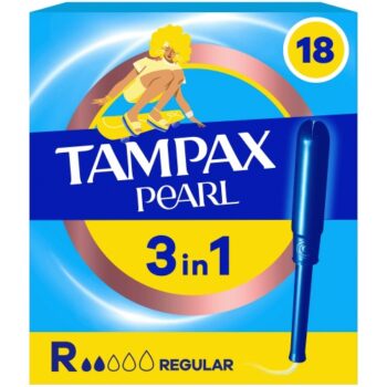 Tampax Pearl Regular Tampons with Applicator 18 (18)