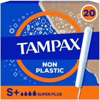 Tampax Super Plus Tampons with Cardboard Applicator Blue Box (20)