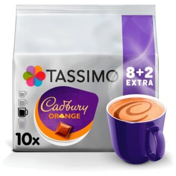 Tassimo Cadbury Orange 8+2 FREE Drinks (10 x 160g)