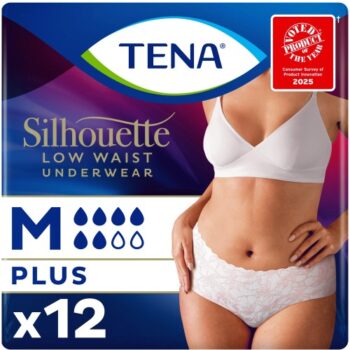TENA Silhouette Incontinence Pants White Medium (12)