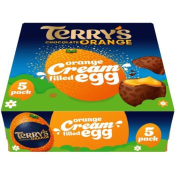 TERRY'S Chocolate Orange Cream Filled Egg (5 x 34g)