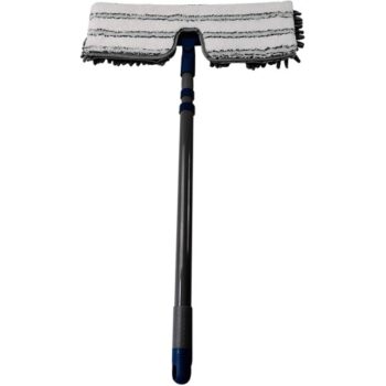 Tesco 2 In 1 Flat Mop Blue Grey