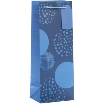 Tesco Blue Circle Bottle Bag