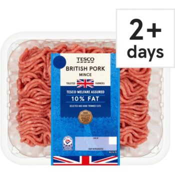 Tesco British Pork Mince 10% Fat (500g)