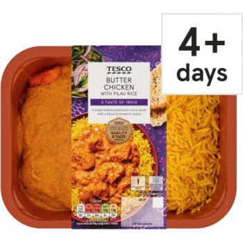 Tesco Butter Chicken With Pilau Rice (400g)