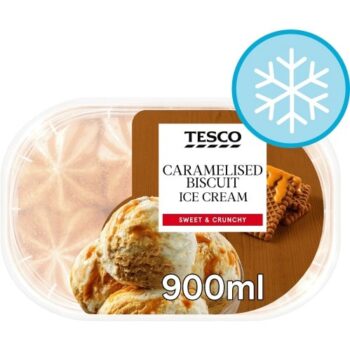 Tesco Caramelised Biscuit Ice Cream (900ml)