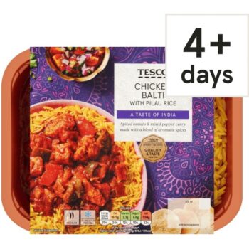 Tesco Chicken Balti With Pilau Rice