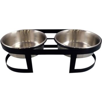 Tesco Double Bowl with Stand