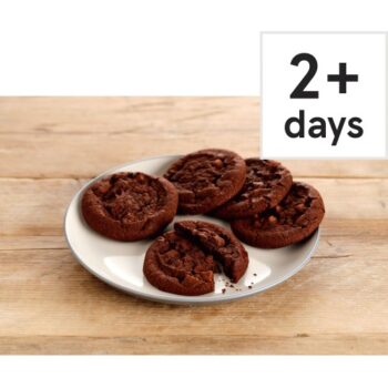 Tesco Double Chocolate Cookies (5)