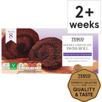 Tesco Double Chocolate Swiss Roll