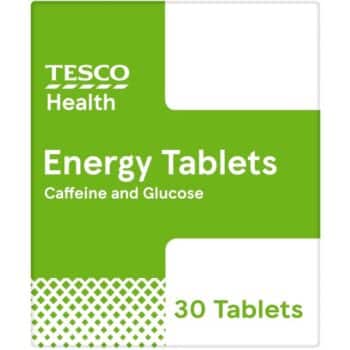 Tesco Extra Energy Tablets with Caffeine and Glucose (30)