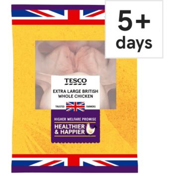 Tesco Extra Large Whole Chicken 2.1-2.6kg