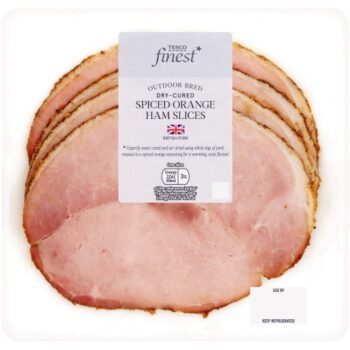 Tesco Finest Deli Spiced Orange Ham Slices (130g)