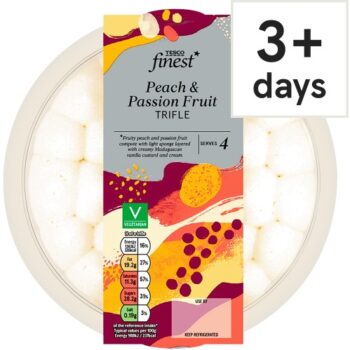 Tesco Finest Peach & Passion Fruit Trifle