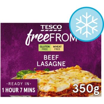 TESCO FREE FROM BEEF LASAGNE (350g)