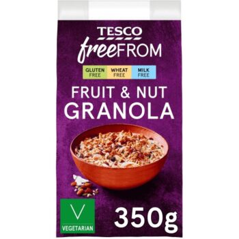 Tesco Free From Fruit & Nut Granola (350g)