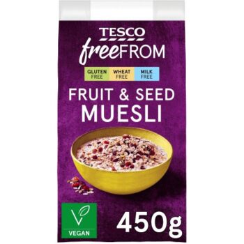 Tesco Free From Fruit & Seed Muesli (450g)
