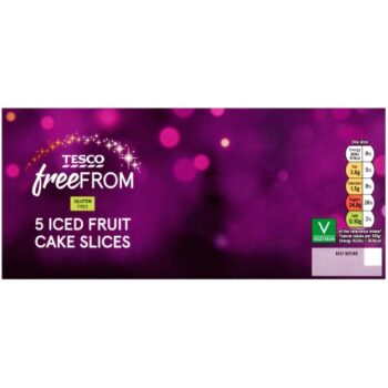 Tesco Free From Iced Fruit Slices
