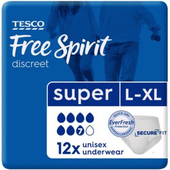 Tesco Free Spirit Super Underwear Large Xl (12)