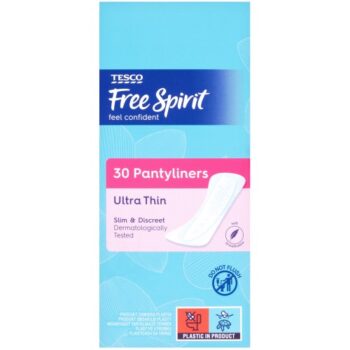 Tesco Free Spirit Ultra Thin Pantyliners (30)