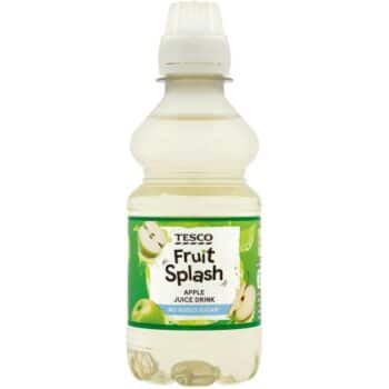Tesco Fruit Splash No Added Sugar Apple Juice Drink (250ml)