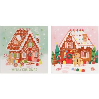 Tesco Gingerbread Scene Christmas Cards