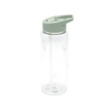 Tesco Green Pink & Grey Sipper Water Bottle Assorted