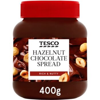 Tesco Hazelnut Chocolate Spread (400g)