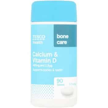Tesco Health Calcium & Vitamin D Tablets (90)