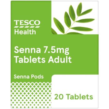 Tesco Health Senna Laxative Tablets for Adults (20 x 7.5mg)