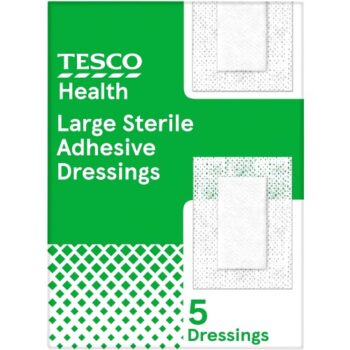 Tesco Health Sterile Adhesive Dressing Large (5)