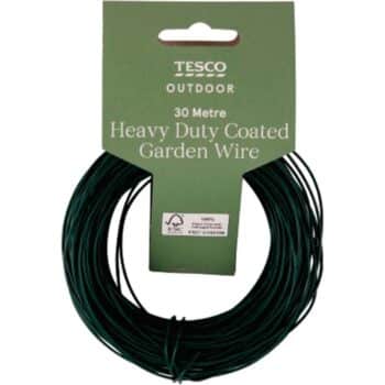 Tesco Heavy Duty Coated Garden Wire (30m)