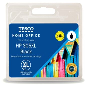 Tesco HP305XL Remanufactured Black Printer Ink Cartridge