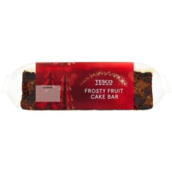 Tesco Iced Top Rich Fruit Cake Bar