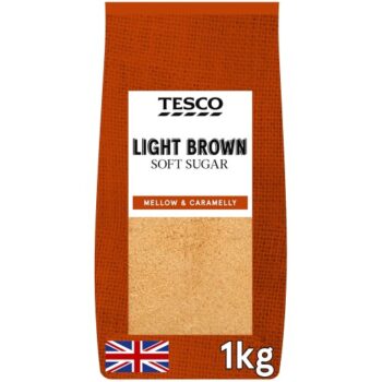 Tesco Light Brown Soft Sugar Pack (1kg)