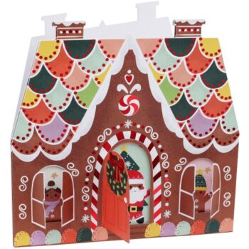 Tesco Luxury Gingerbread House Christmas Cards