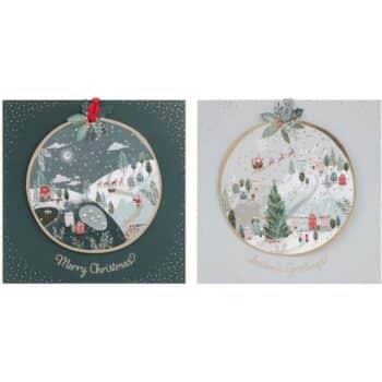 Tesco Luxury Winter Town Christmas Cards