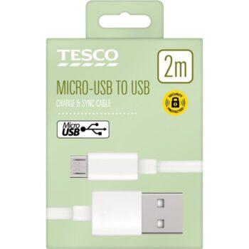 Tesco Micro USB Cable White