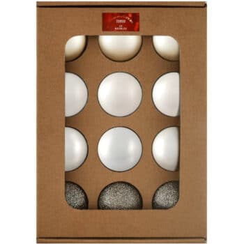 Tesco Neutral Baubles Christmas Decorations